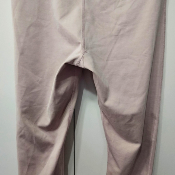 Nike Hi-Rise-Dri-Fit Cross Waist Ankle pink Leggings Size L Woman's - Picture 9 of 14
